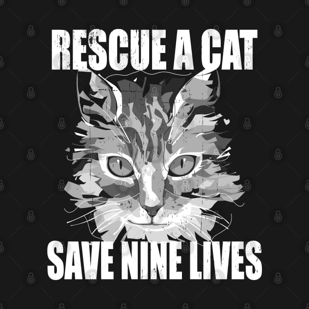 Rescue A Cat Save Nine Lives by Mommag9521