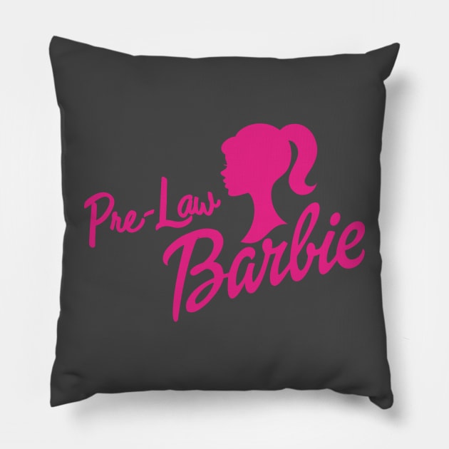 Pre Law Barbie Pillow by AashviPatel