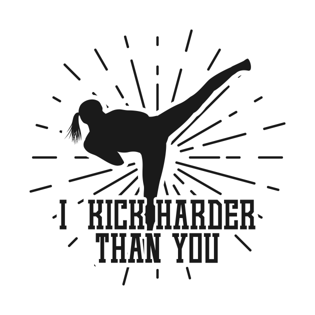 Discover Kick Harder - Women Fashion - T-Shirt