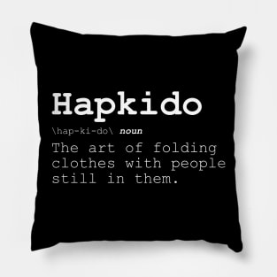 Hapkido - Meaning Dictionary Style Pillow