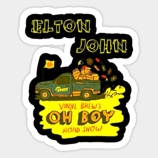 Elton Sticker for Sale by Pastryho