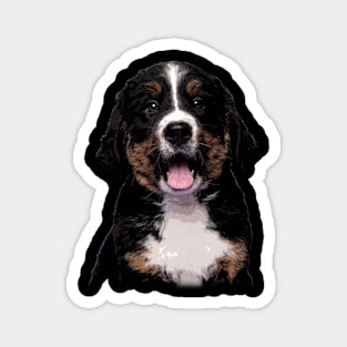 Sleek and Swiss Bernese Elegance, Tee Triumph for Dog Devotees Magnet