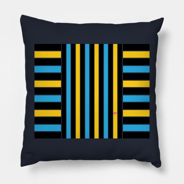 POP SCREEN TEST 3 Pillow by Kirovair