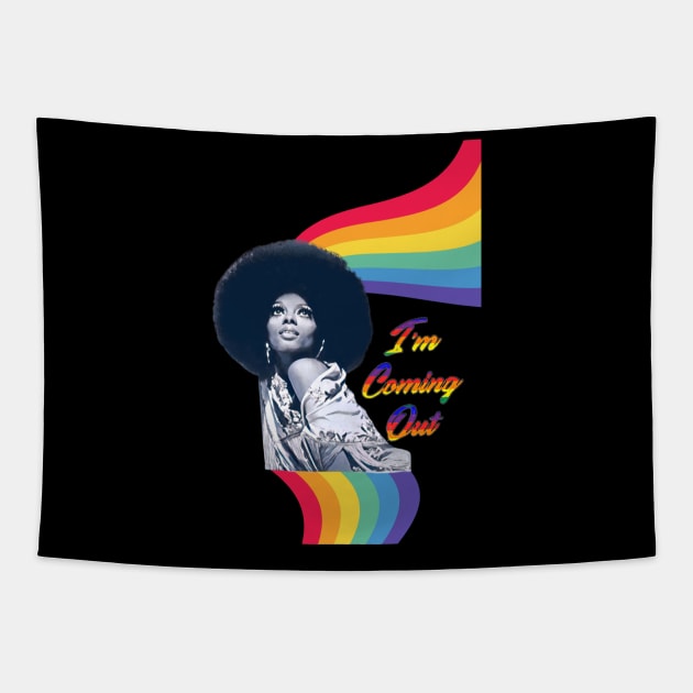 I'm Coming Out - Diana Ross Tapestry by DanArt