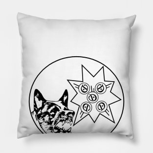 Dog Bark Logo Pillow