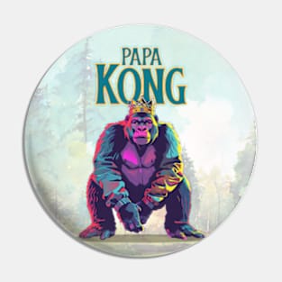 Papa Kong Brave Father Pin