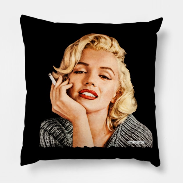 Marilyn Monroe Chicago Smoker Pillow by botokgetuk