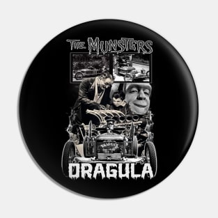 The Munsters, Dragula. (Black & White Version) Pin