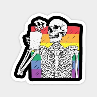 skull pride Magnet