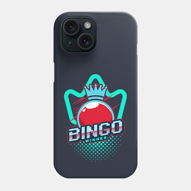 Bingo Winner Crown Phone Case by bert englefield 