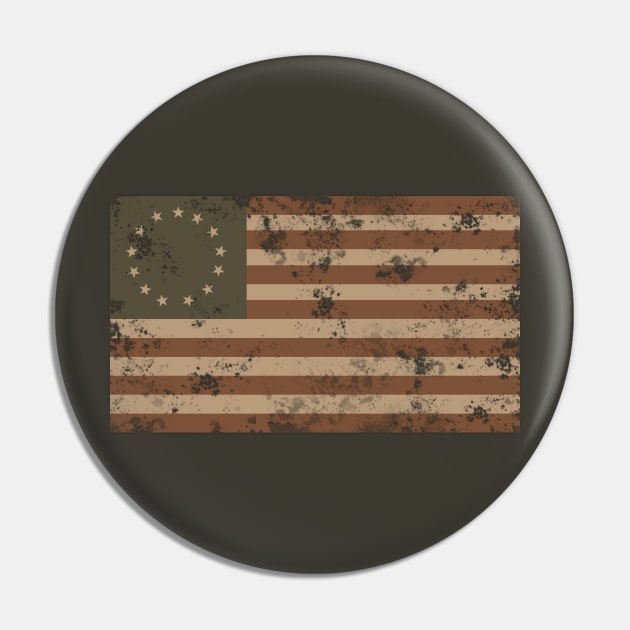 Tactical 1776 Betsy Ross Flag Pin by gijimbo83