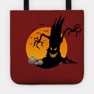 Scary tree Tote