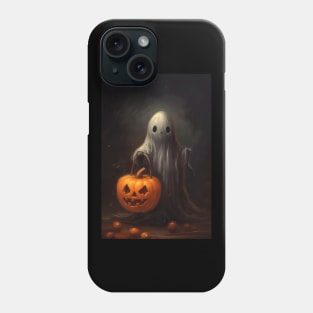 small scary and cute ghost Phone Case