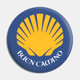 Buen Camino Santiago Pin