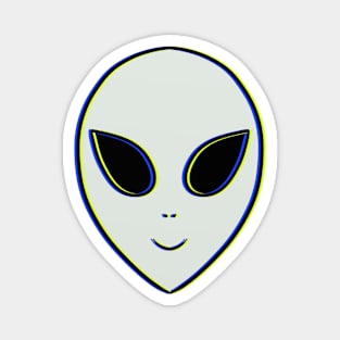 Happy Alien Magnet