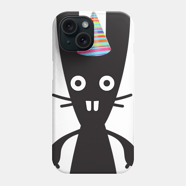 party bunny 1 Phone Case by Molenusaczech