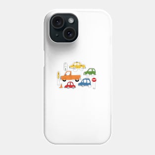 Cars and Truck Traffic Patterns Phone Case