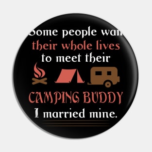 Camping Buddy Pin