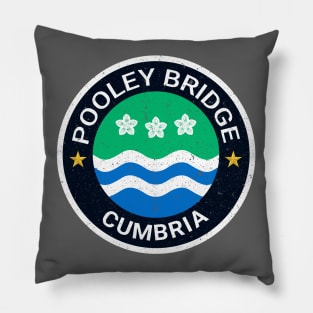 Pooley Bridge - Cumbria Flag Pillow