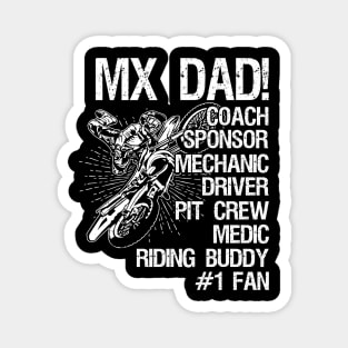 Motocross Mx Dad Magnet