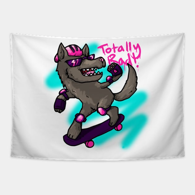 Totally Rad! Tapestry by Fudepwee