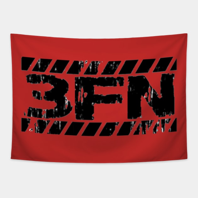 3FN Spray Paint Tapestry by 3FN Podcast