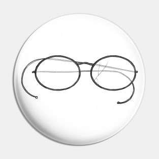Vintage Glasses Pin