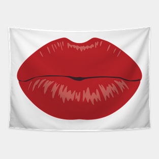 Red lips Tapestry