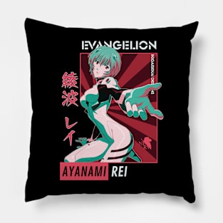 Rei Ayanami Retro Art V4 | IKIGAISEKAI Pillow