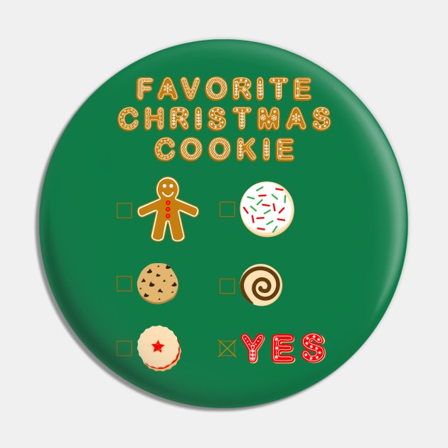 Favorite Christmas Cookie Checklist Pin by skauff