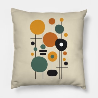 Mid Century Modern Abstract 22 Pillow