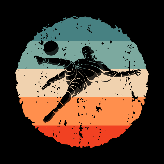 Retro Vintage Soccer Player Soccer Lovers Football Fans Gift by Abko90