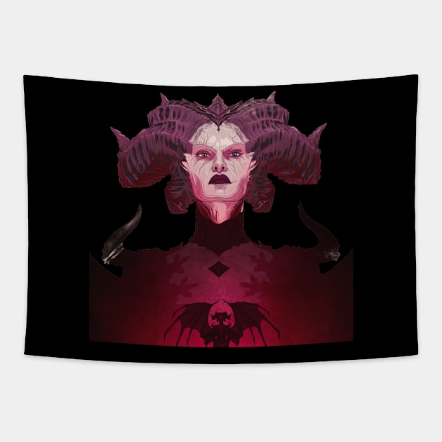 Diablo IV Tapestry by shadowNprints