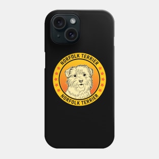 Norfolk Terrier Dog Portrait Phone Case