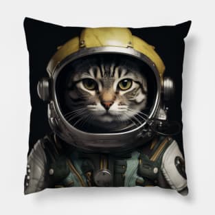 Astronaut Cat in Space - Brazilian Shorthair Pillow