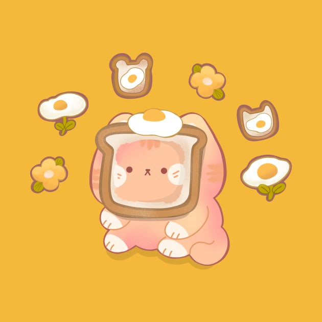 Eggy Breaded Cat by Rinco Ronki