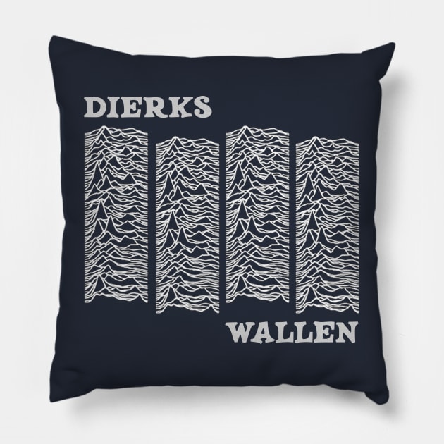 dierks wallen Pillow by Aiga EyeOn Design