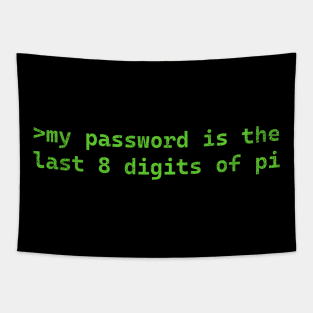 Password of Pi Tapestry