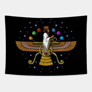 Anunnaki Aliens Symbol Tapestry