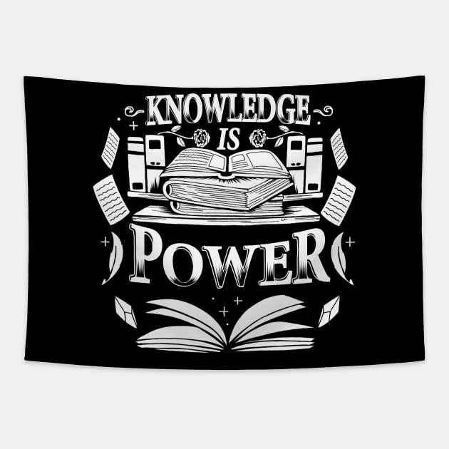 Knowledge is power Tapestry by Vallina84