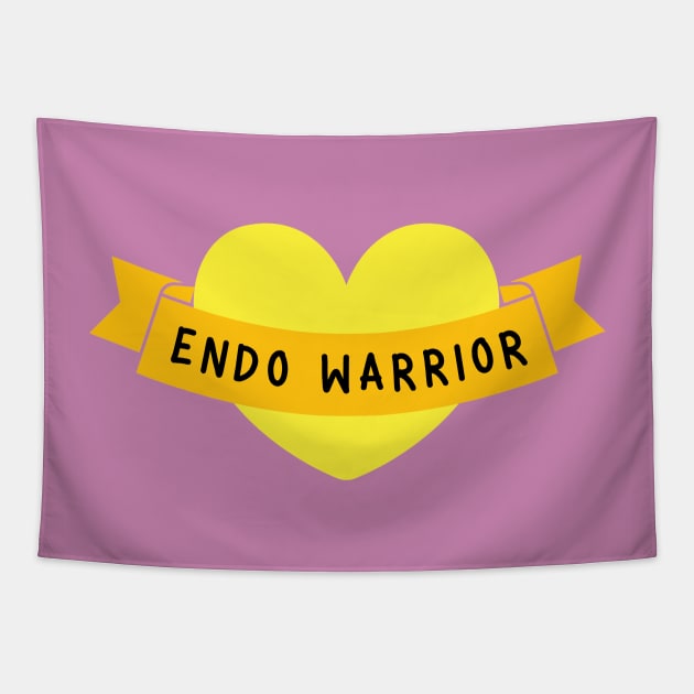 Endometriosis awareness - Endo Warrior Tapestry by Ivanapcm