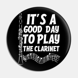 Clarinet Player Pin