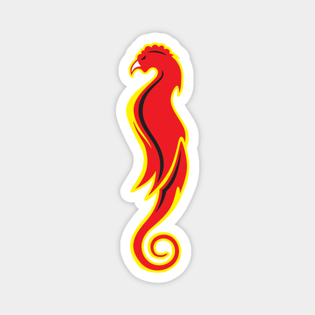 Rad Rooster Surfboards Beach Wear Magnet by Doodl