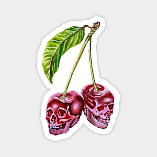 Skull Cherries Magnet