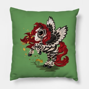 Pegasus Zebra Pillow