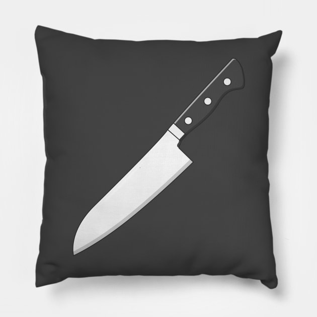Kitchen Knife Pillow by KH Studio