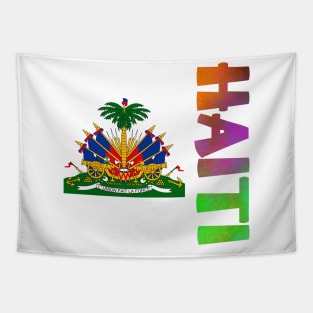 Haiti Coat of Arms Design Tapestry