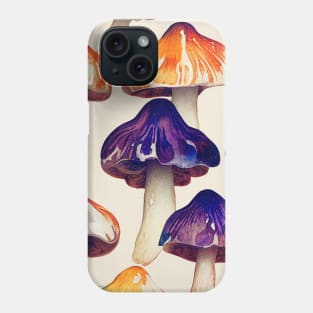 Colourful mushrooms Phone Case