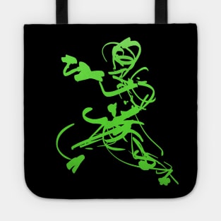 martial-art figure / stylish Tote