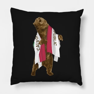 California Bear Dark Pillow